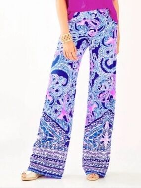 Lilly Pulitzer Bal Harbour Palazzo Pant Medium